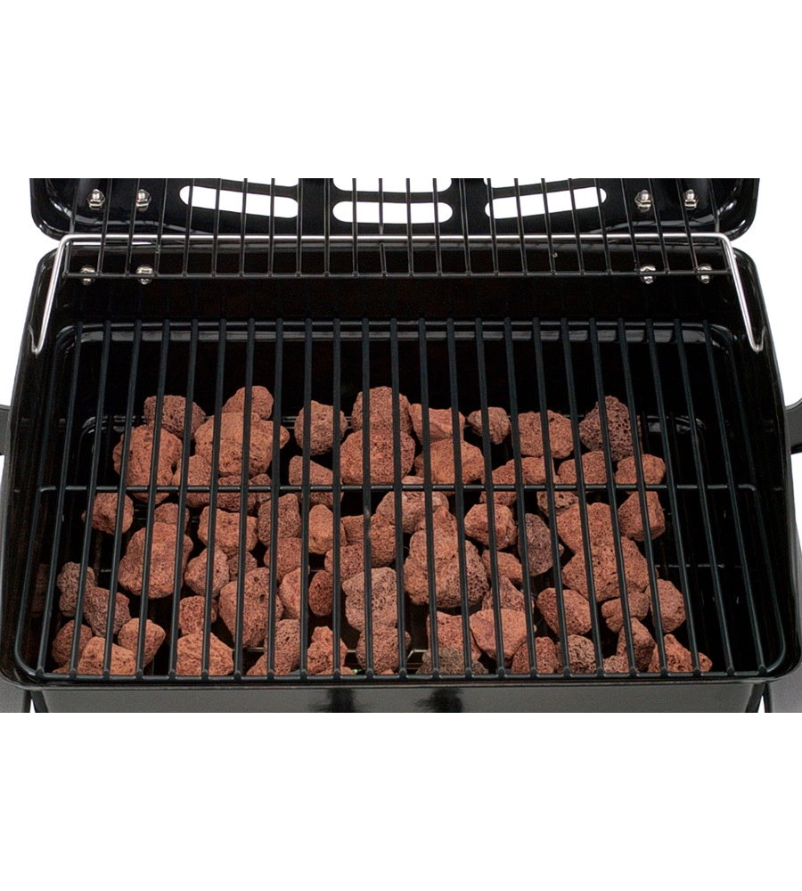 BARBECUE A GAS SOCHEF "PEPITO" CON COTTURA A PIETRA LAVICA 2 BRUCIATORI - COD. G20723